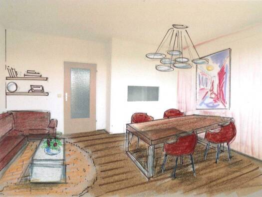 Wohnung zur Miete 477 € 4 Zimmer 76,1 m² 4. Geschoss Kirschenallee 16 Lindenberg Neubrandenburg 17033