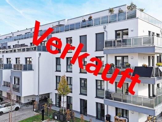 Wohnung zum Kauf - Neubau provisionsfrei 349.664 € 2 Zimmer 62,4 m² 1. Geschoss Flößaustraße 100/102 Südstadt Fürth 90763