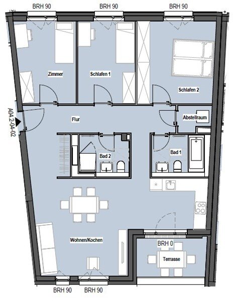 Penthouse zur Miete 1.467 € 4 Zimmer 99,3 m²<br/>Wohnfläche 01.02.2025<br/>Verfügbarkeit Amely-Bölte-Straße 4 Wilsdruffer Vorstadt (Ostra-Allee) Dresden-Wilsdruffer Vorstadt 01067