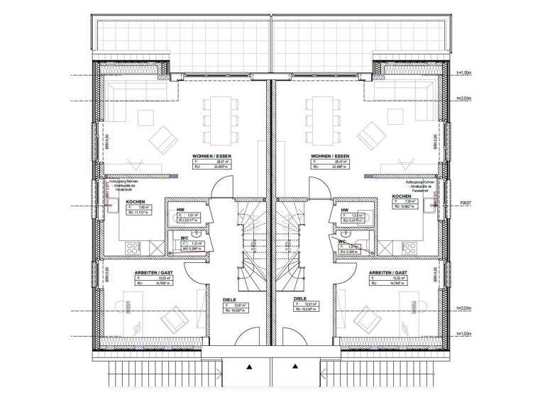 Maisonette zum Kauf provisionsfrei 506.500 € 3 Zimmer 86 m²<br/>Wohnfläche 1.<br/>Geschoss Roxel Münster 48161