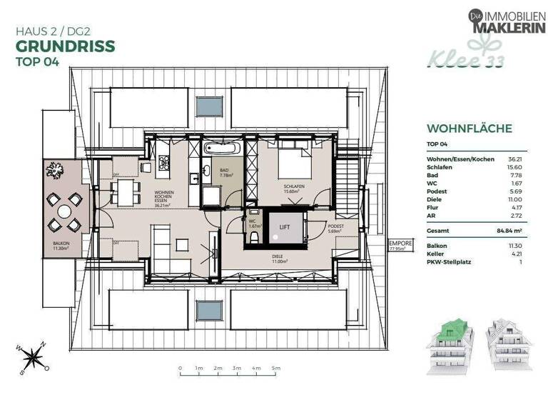 Wohnung zum Kauf 769.200 € 2,5 Zimmer 84,8 m² Knabenseminarstraße 33 Urfahr Linz 4040