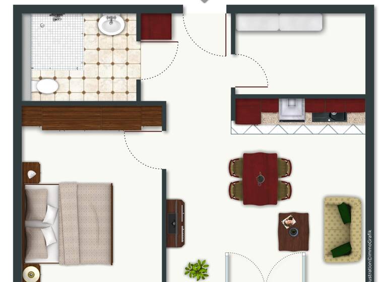 Wohnung zum Kauf 180.000 € 2 Zimmer 56,9 m²<br/>Wohnfläche Aldenhoven Aldenhoven 52457