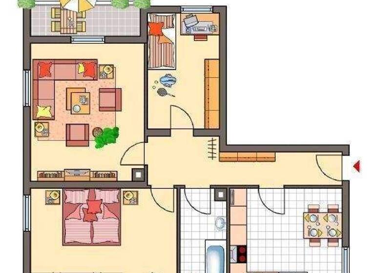 Wohnung zur Miete 795 € 3 Zimmer 75 m² 1. Geschoss frei ab 01.06.2026 Fischbach Nürnberg 90475