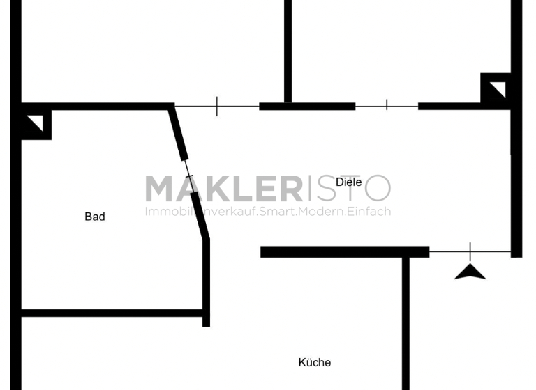 Wohnung zur Miete 708 € 2 Zimmer 70 m² 1. Geschoss frei ab 01.04.2026 Daumierstraße 9 Gohlis-Mitte Leipzig 04157