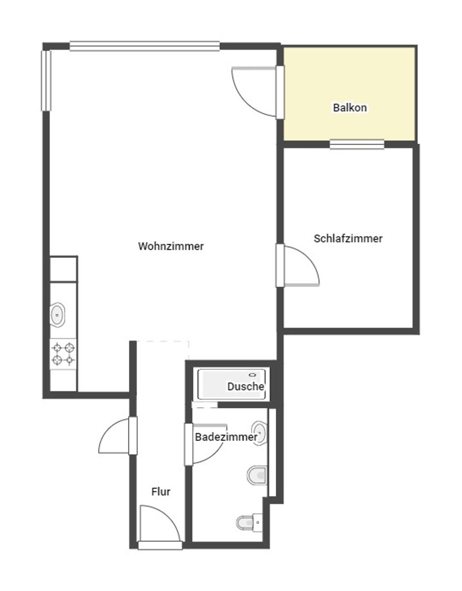 Wohnung zum Kauf 259.000 € 2 Zimmer 63,2 m²<br/>Wohnfläche 1.<br/>Geschoss Andershof Stralsund 18439