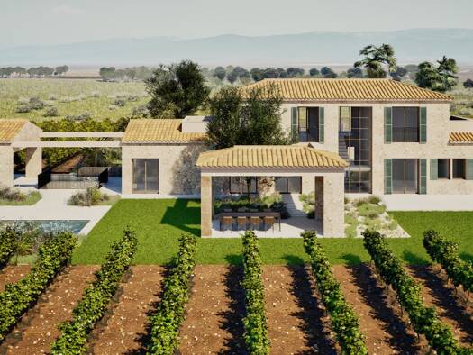 Landhaus zum Kauf - Erstbezug 4.100.000 € 6 Zimmer 296 m² 21.802 m² Grundstück Santa Maria del Camí 07320