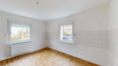 Wohnung zur Miete 525 € 2 Zimmer 61,6 m² 2. Geschoss Ellernstraße 35 Ammendorf-Beesen Halle 06132