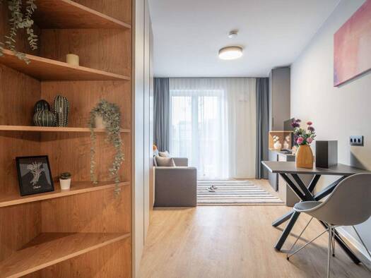 Wohnung zur Miete - Erstbezug 966 € 1 Zimmer 25 m² frei ab sofort Friedrichshain Friedrichshain-Kreuzberg 10247