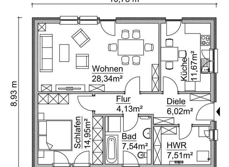 Haus zum Kauf - Erstbezug 241.700 € 2 Zimmer 83 m² 421 m² Grundstück Burghasungen Zierenberg 34289