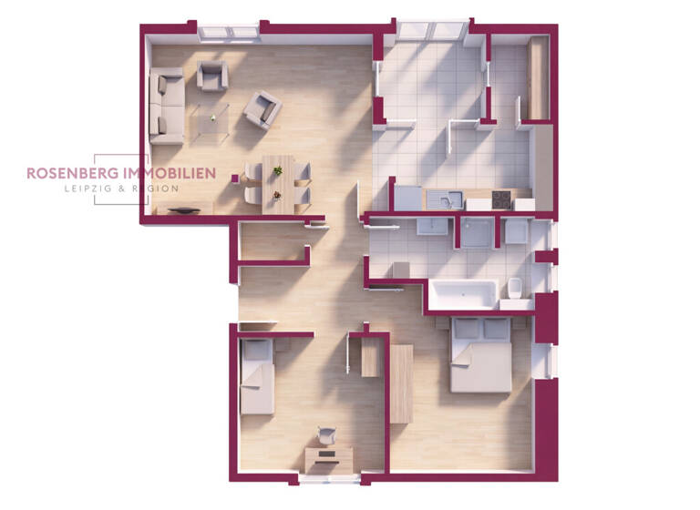 Wohnung zur Miete 640 € 3 Zimmer 82 m² frei ab 01.06.2026 An der Untermühle 4b WE14 Pegau 04523