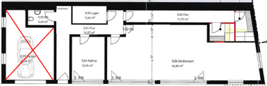 Büro-/Praxisfläche zur Miete provisionsfrei 1.400 € 5 Zimmer 121 m² Bürofläche Oelinghovenerstr. 4 Stieldorf Königswinter 53639