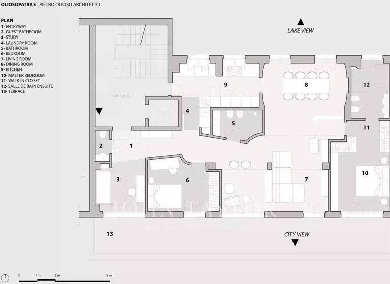 Studio zur Miete provisionsfrei 150 m² 5. Geschoss Como 22100