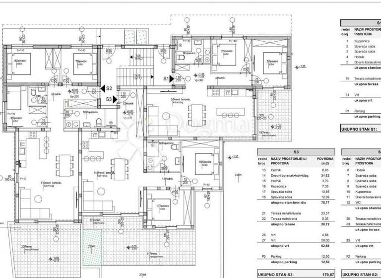 Wohnung zum Kauf 300.960 € 4 Zimmer 100 m² Vodice