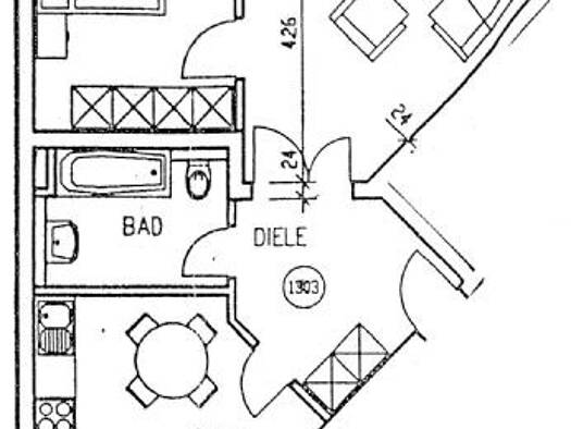 Wohnung zur Miete 685 € 2 Zimmer 52,7 m² 3. Geschoss frei ab 01.07.2026 Ernst-Mey-Straße 3 Plagwitz Leipzig 04229