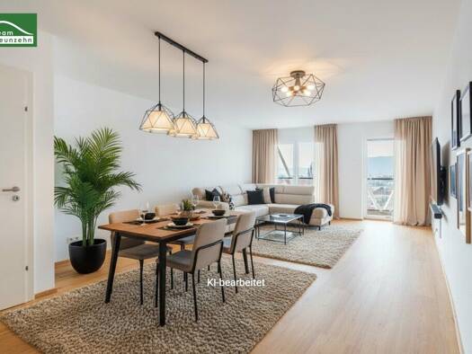 Wohnung zur Miete - Erstbezug 1.280 € 4 Zimmer 100,8 m² 12. Geschoss Kärntner Straße 1 Gries Graz 8020