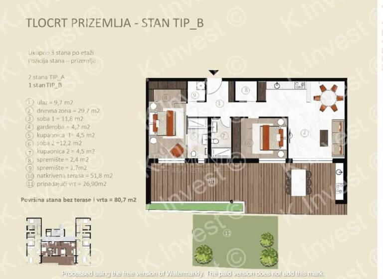 Wohnung zum Kauf 669.000 € 3 Zimmer 120 m² Novigrad Novigrad