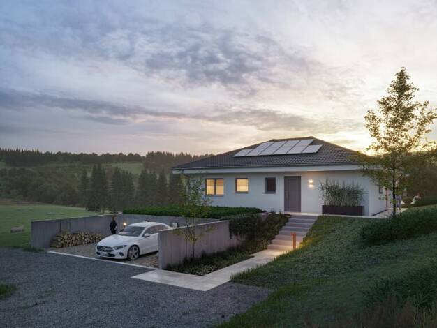 Einfamilienhaus zum Kauf provisionsfrei 399.680 € 4 Zimmer 110 m² 630 m² Grundstück Geyer 09468