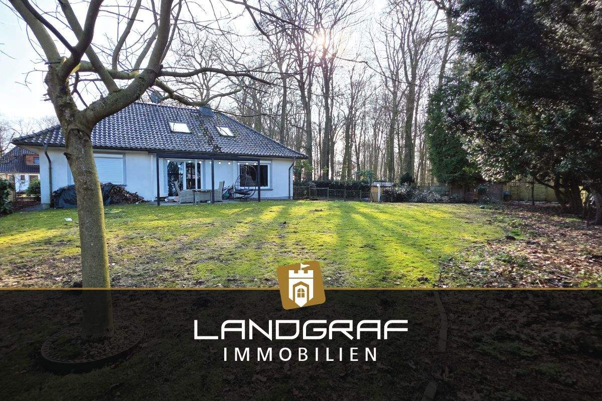 Immobilie in Harpstedt - Natur trifft Komfort: Einfamilien-Bungalow mit Sauna, Keller und Doppel-Tiefgarage! - Bild 1