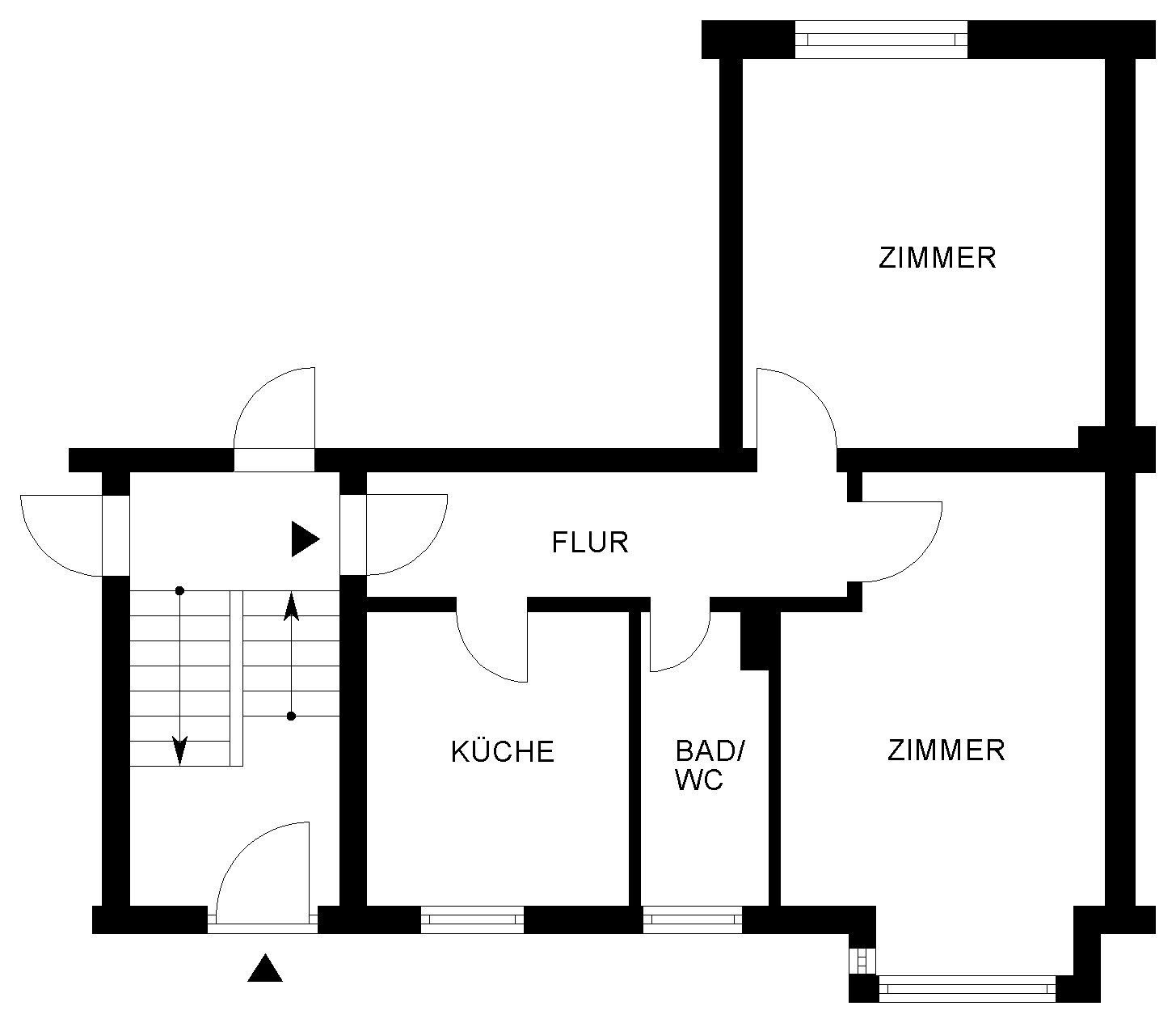 Wohnung zur Miete 387 € 2 Zimmer 49,7 m²<br/>Wohnfläche EG<br/>Geschoss 01.02.2025<br/>Verfügbarkeit Schubertring 8 Hohenstein Wolfsburg 38440