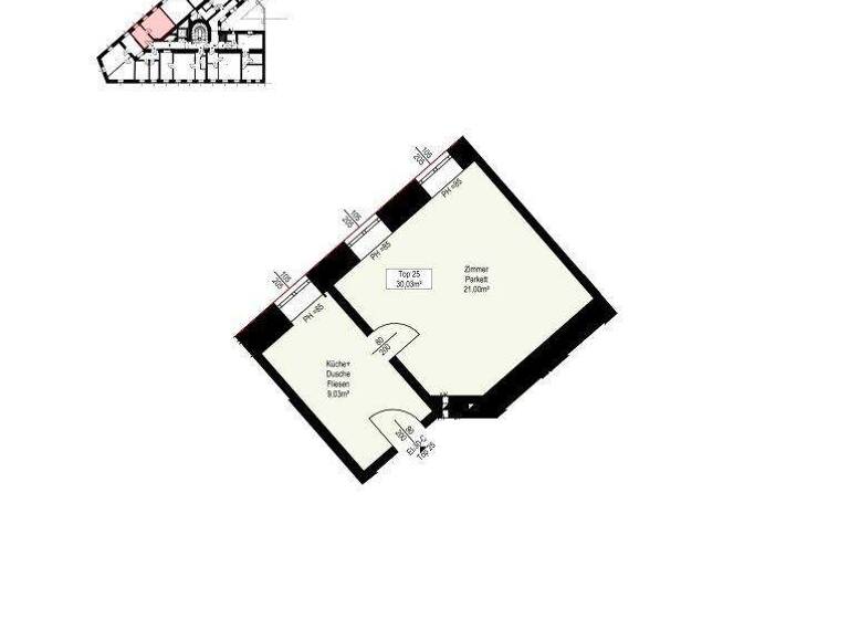 Studio zum Kauf - Erstbezug 146.140 € 1 Zimmer 30 m² 1. Geschoss Stuwerstraße 60 Wien 1020