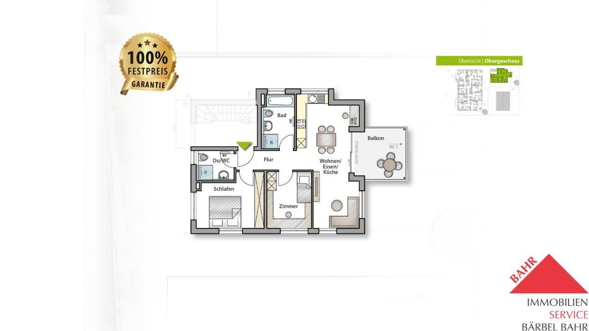 Wohnung zum Kauf provisionsfrei 465.000 € 3 Zimmer 71 m²<br/>Wohnfläche Malmsheim Renningen 71272