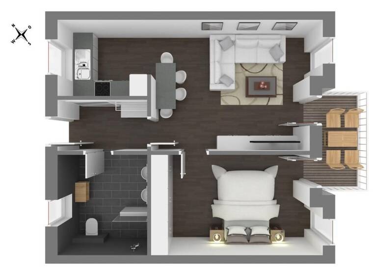 Wohnung zum Kauf 320.000 € 2 Zimmer 49,9 m²<br/>Wohnfläche 1.<br/>Geschoss Dierhagen Strand Dierhagen 18347