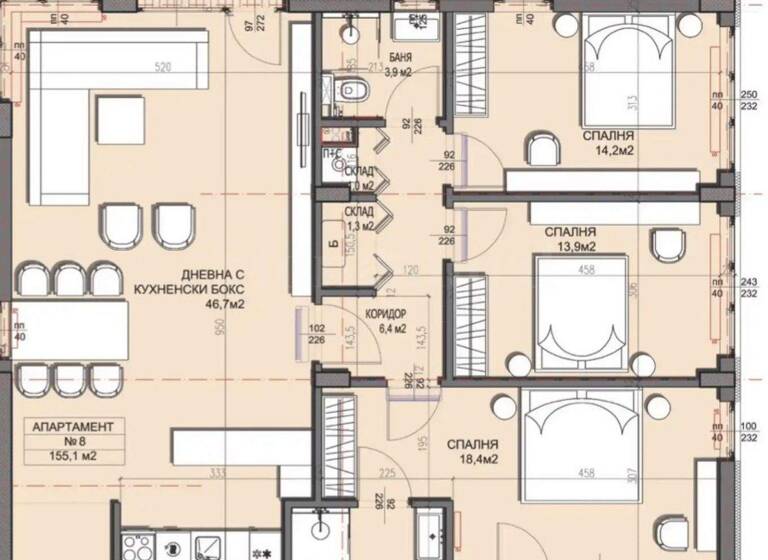 Studio zum Kauf 495.000 € 4 Zimmer 200,1 m² Sofia
