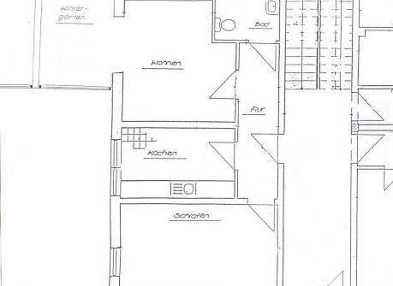 Wohnung zur Miete 550 € 2 Zimmer 73,6 m² 2 Geschosse frei ab sofort Friedrichstraße 17 Gotha 99867