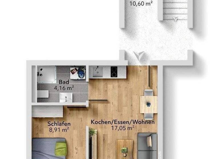 Wohnung zum Kauf 179.000 € 2 Zimmer 35 m² 1. Geschoss frei ab sofort Hofmarkstraße 10 Niedertraubling Obertraubling 93083