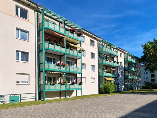 Wohnung zur Miete 334 € 3 Zimmer 62,6 m² 4. Geschoss Collinsstraße 9 Hoyerswerda Hoyerswerda 02977