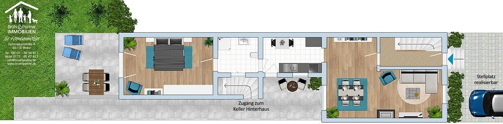 Stadthaus zum Kauf 443.000 € 5 Zimmer 138,4 m²<br/>Wohnfläche 197 m²<br/>Grundstück Siedlung Kostheim Mainz-Kostheim 55246