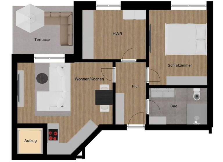 Wohnung zum Kauf 209.000 € 2 Zimmer 67,1 m² EG Gronau 48599