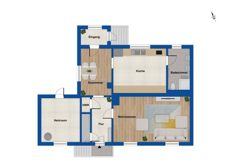 Doppelhaushälfte zum Kauf 119.000 € 4 Zimmer 120 m² 1.077 m² Grundstück Güsen Elbe-Parey 39317