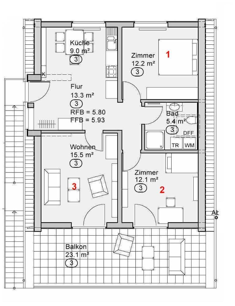 Wohnung zur Miete 620 € 1 Zimmer 16 m²<br/>Wohnfläche 15.02.2025<br/>Verfügbarkeit Gustav-Barth-Str. 3 Heumaden Stuttgart 70619