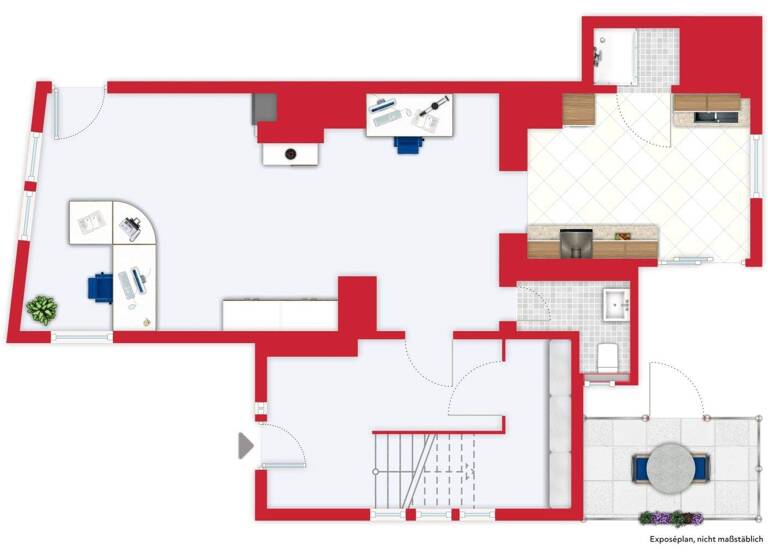 Bürofläche zur Miete 550 € 28,3 m² Bürofläche Kirchheim 73230