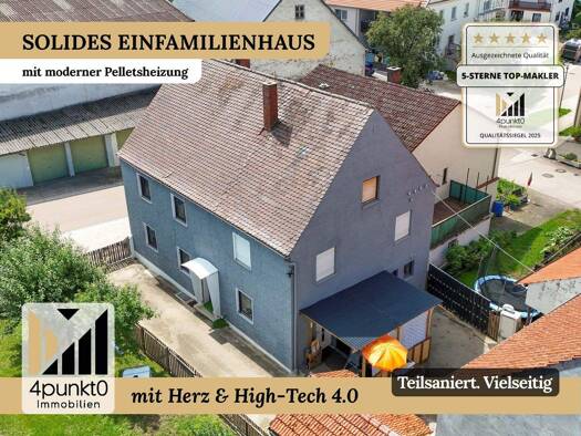 Einfamilienhaus zum Kauf 299.000 € 9 Zimmer 170 m² 198 m² Grundstück Rögling 86703