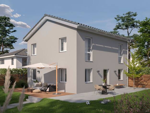 Einfamilienhaus zum Kauf - Erstbezug provisionsfrei 789.000 € 4,5 Zimmer 140 m² 323 m² Grundstück frei ab 01.06.2027 Am Regnitzhang 14 Stadeln Fürth 90765