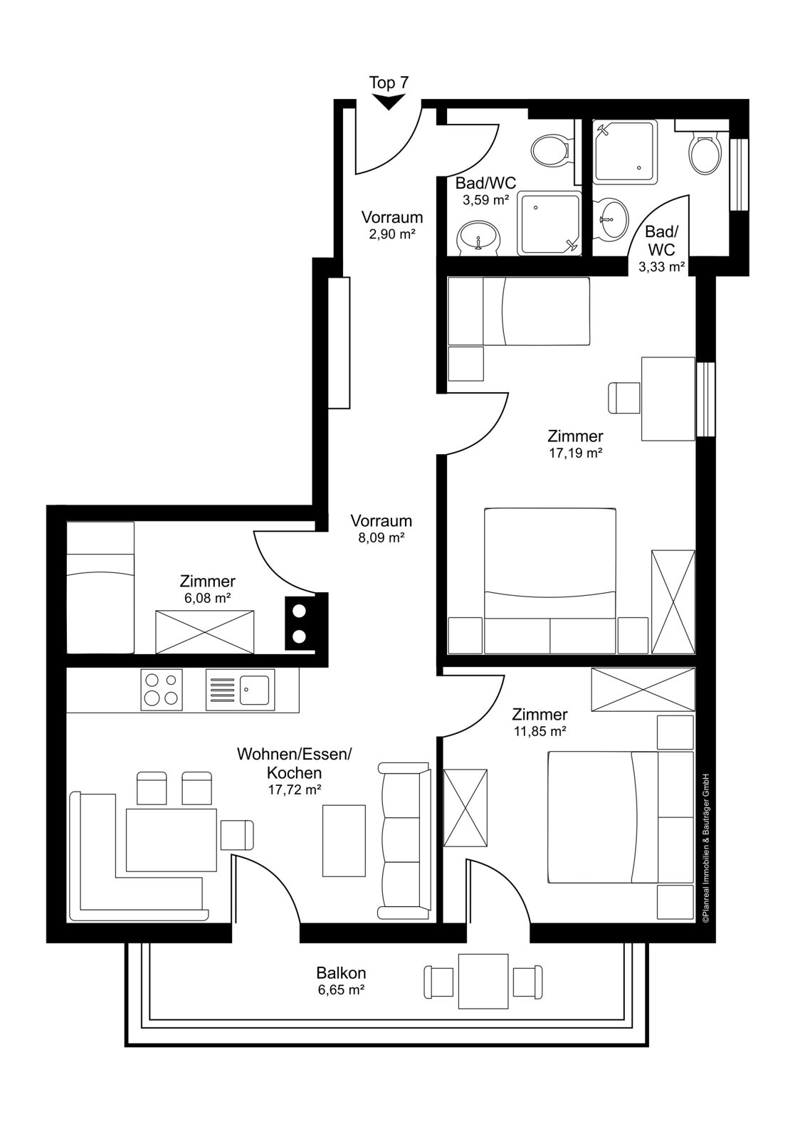 Wohnung zum Kauf 399.000 € 4 Zimmer 70,8 m²<br/>Wohnfläche Sankt Michael im Lungau 5582