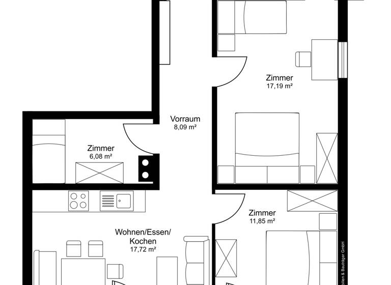 Wohnung zum Kauf 399.000 € 4 Zimmer 70,8 m² Sankt Michael im Lungau 5582
