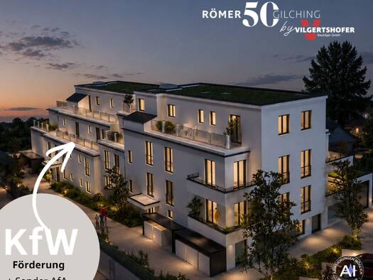 Wohnung zum Kauf - Erstbezug provisionsfrei 669.000 € 2,5 Zimmer 77 m² 2. Geschoss Römerstraße 50 Gilching Gilching 82205