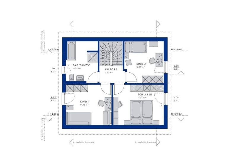 Haus zum Kauf 592.679 € 5 Zimmer 136 m² 470 m² Grundstück Tiefenbroich Ratingen 40880