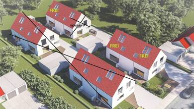 Doppelhaushälfte zum Kauf provisionsfrei 563.689 € 4 Zimmer 112,1 m² 228 m² Grundstück Breitwiesenstraße 21 Haunstetten Augsburg 86179