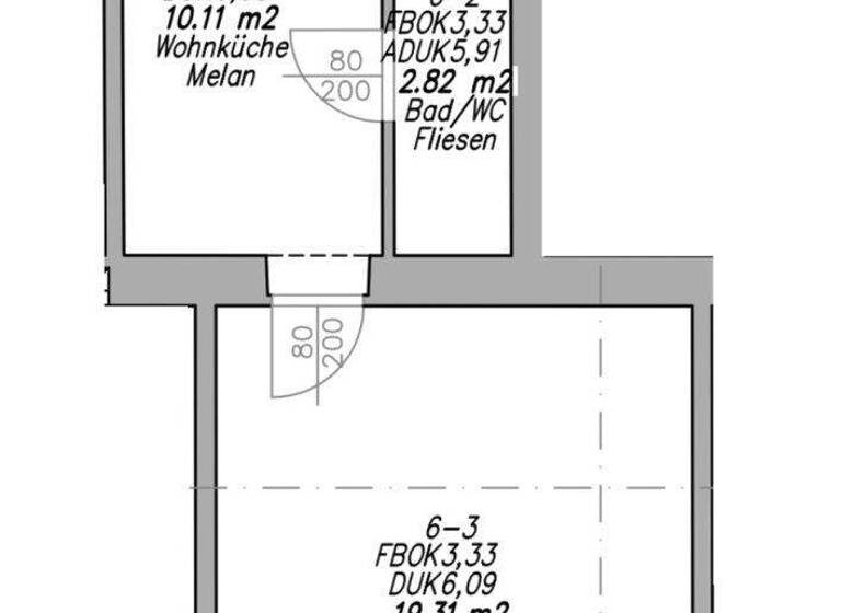 Studio zur Miete 427 € 1 Zimmer 34,6 m² 2. Geschoss Bad Vöslau 2540