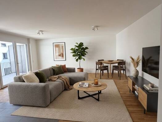 Wohnung zur Miete 1.195 € 2 Zimmer 63 m² Geschoss 2/3 frei ab sofort Siegelgrundstraße Mörsch Rheinstetten 76287