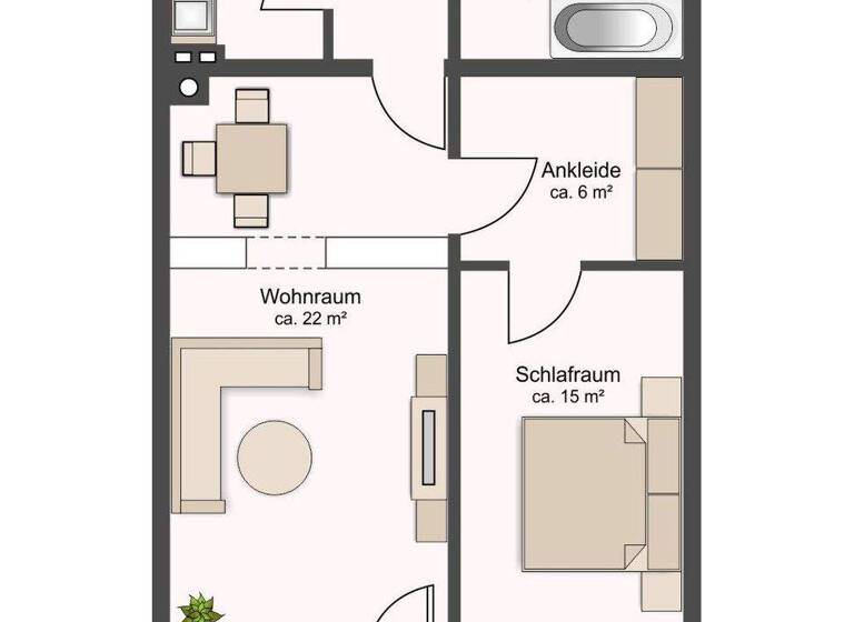 Wohnung zum Kauf 399.000 € 2 Zimmer 63 m² 2. Geschoss Ramersdorf-Perlach München 81737