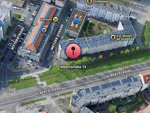 Außenstellplatz zur Miete provisionsfrei 58 € Albertstraße 13 Innere Neustadt Ortsamtsbereich Neustadt 01097