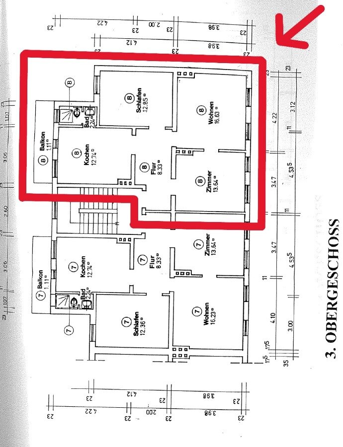 Wohnung zum Kauf provisionsfrei 42.500 € 3 Zimmer 67 m²<br/>Wohnfläche 3.<br/>Geschoss Klushof Bremerhaven 27576