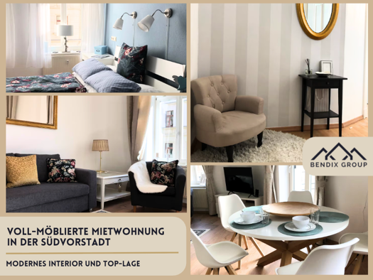 Wohnung zur Miete 920 € 2 Zimmer 63 m² frei ab 01.01.2026 Südvorstadt Leipzig 04275