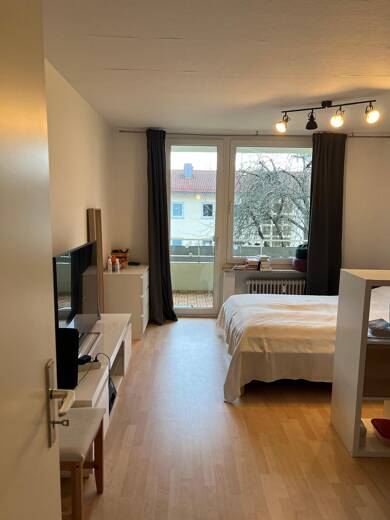 Wohnung zur Miete 500 € 1 Zimmer 30 m² Geschoss 1/3 frei ab 01.09.2025 Ilmstraße 3 b Neubiberg Neubiberg 85579