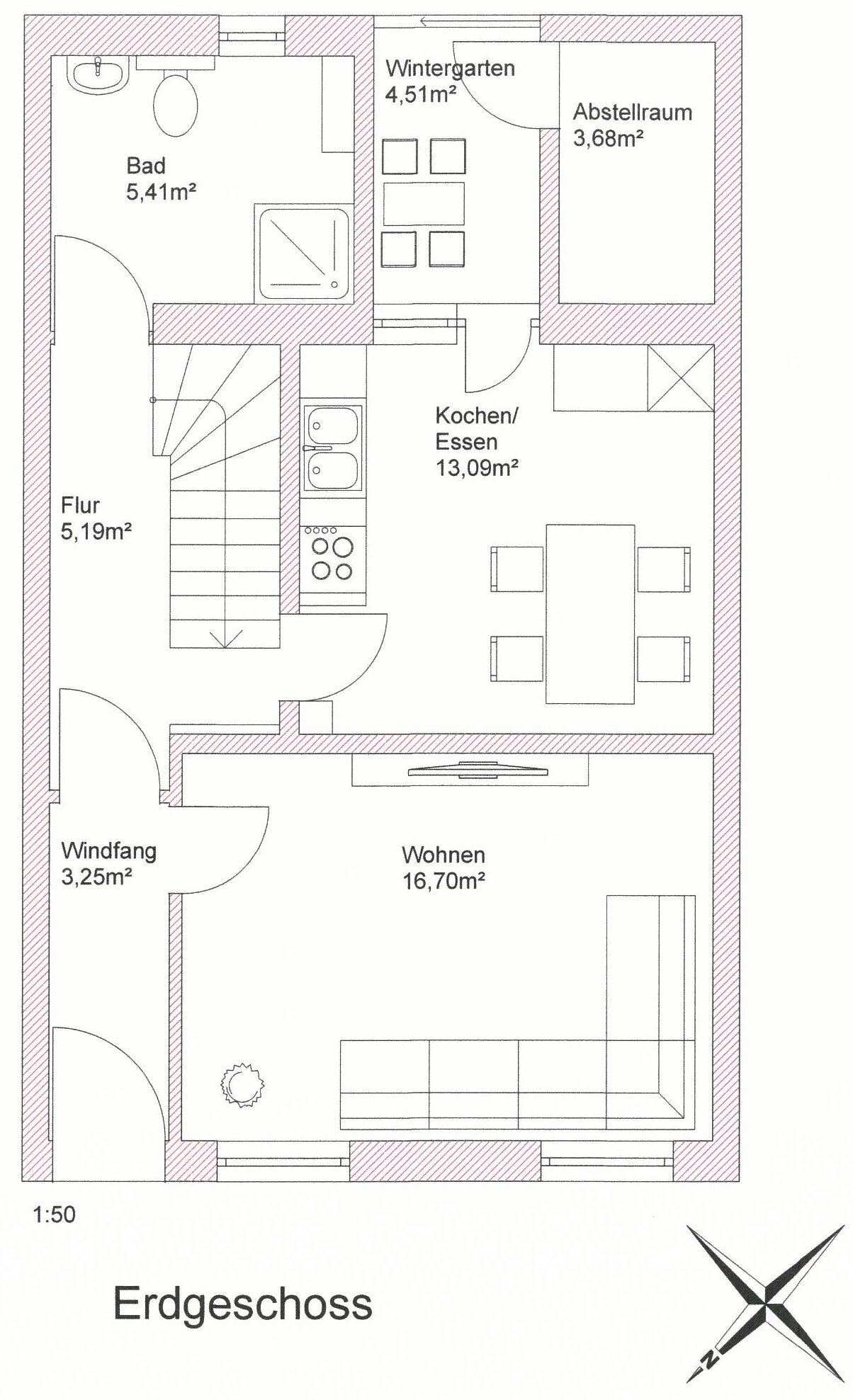 Reihenmittelhaus zum Kauf 180.000 € 4 Zimmer 122 m²<br/>Wohnfläche 70 m²<br/>Grundstück ab sofort<br/>Verfügbarkeit Reisbach Reisbach 94419